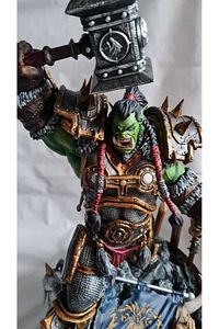 YILDIRIM AVANGART-World Of Warcraft Thrall Figure WOW Thrall Warchief Object 25CM Large Size 8