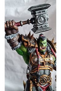 YILDIRIM AVANGART-World Of Warcraft Thrall Figure WOW Thrall Warchief Object 25CM Large Size 2