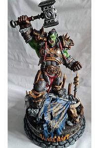 YILDIRIM AVANGART-World Of Warcraft Thrall Figure WOW Thrall Warchief Object 25CM Large Size 1