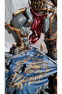 YILDIRIM AVANGART-World Of Warcraft Thrall Figure WOW Thrall Warchief Object 25CM Large Size 5