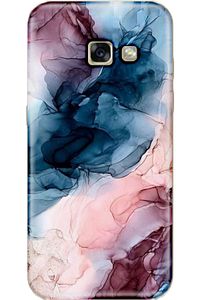 Galaxy A7 2017 Kılıf Silikon Baskılı Desenli Arka Kapak