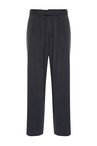 Trendyol Collection-Antasit Limited Edition - Waist Belted Wide Leg Trousers TMNSS24PL00009 7