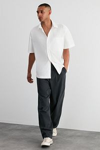 Trendyol Collection-Antasit Limited Edition - Waist Belted Wide Leg Trousers TMNSS24PL00009 1