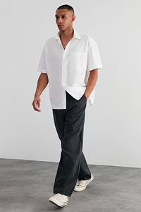Trendyol Collection-Antasit Limited Edition - Waist Belted Wide Leg Trousers TMNSS24PL00009 2