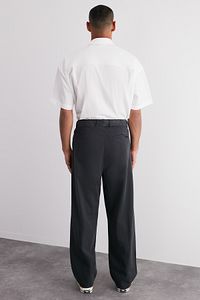 Trendyol Collection-Antasit Limited Edition - Waist Belted Wide Leg Trousers TMNSS24PL00009 6