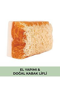 Doğal Kabak Lifli Ballı Sütlü Sabun