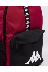 Kappa-Authentic Vilelmo Unisex Black-red Backpack 5