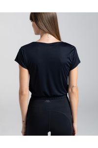 Kappa-Authentic Tier One Lamara Women's Black Regular Fit T-Shirt 5