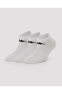 Kappa-Authentic Sandy 3 Pack Unisex White Regular Fit Socks 1
