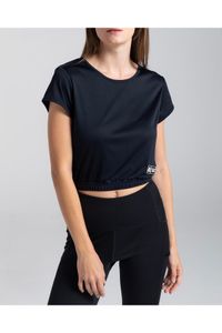 Kappa-Authentic Tier One Lamara Women's Black Regular Fit T-Shirt 2