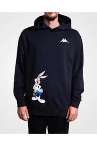 Kappa-Authentic Daxen Warner Bros - Looney Tunes Unisex Black White Comfort Fit Sweatshirt 2