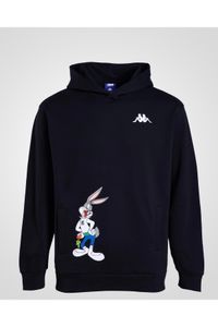 Kappa-Authentic Daxen Warner Bros - Looney Tunes Unisex Black White Comfort Fit Sweatshirt 1