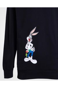 Kappa-Authentic Daxen Warner Bros - Looney Tunes Unisex Black White Comfort Fit Sweatshirt 5