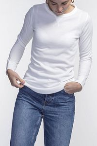 Ruby Slim Fit Beyaz Basic Sweatshirt