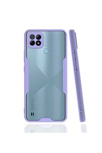 Realme C21 Kamera Korumalı Mat Renk Parfe Model Silikon