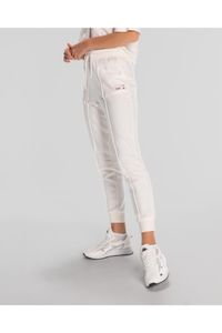 كابا-بنطال رياضي نسائي من Jemima Pants باللون الأبيض بقصة عادية 3