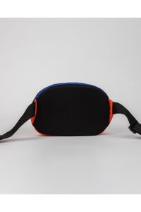 كابا-حقيبة خصر أصلية للجنسين من Genva باللون الرمادي والبرتقالي والأزرق 3