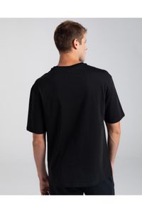 Kappa-Authentic Nara Men's Black Oversize Fit T-Shirt 2