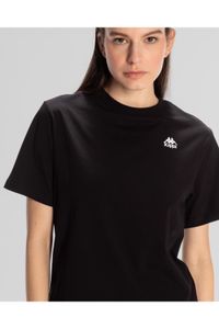 Kappa-Authentic Shoshanna T-shirt Women Black Regular Fit T-Shirt 2
