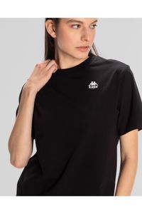 Kappa-Authentic Shoshanna T-shirt Women Black Regular Fit T-Shirt 3