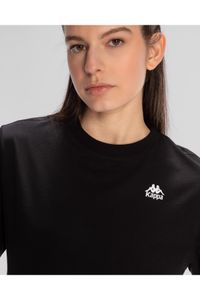 Kappa-Authentic Shoshanna T-shirt Women Black Regular Fit T-Shirt 4