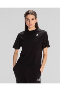 Kappa-Authentic Shoshanna T-shirt Women Black Regular Fit T-Shirt 1