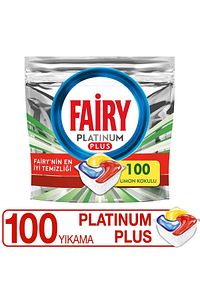 Platinum Plus 100 Yıkama Bulaşık Makinesi Deterjanı Tableti / Kapsülü