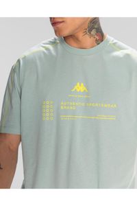 Kappa-Authentic Waldo T-shirt Men's Stone Color Regular Fit T-shirt 4