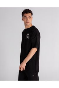 Kappa-Authentic Techvilek Men's Black Regular Fit T-Shirt 3
