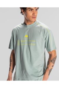 Kappa-Authentic Waldo T-shirt Men's Stone Color Regular Fit T-shirt 3