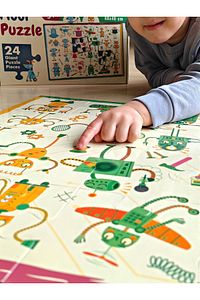 DoerKids-Robots Jumbo Floor Puzzle |   Robots Age 3 24 Pieces 6