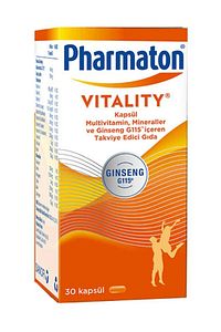 Vitality Multivitamin Mineraller Ve Ginseng G115 Içeren Takviye Edici Gıda 30 Kapsül