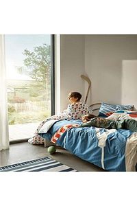 IKEA-Sportslıg Single Duvet Cover Set, White-Multicolor 6