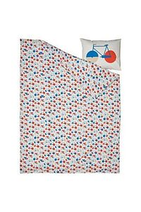 IKEA-Sportslıg Single Duvet Cover Set, White-Multicolor 2