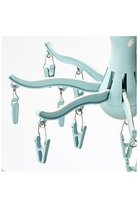 IKEA-Pressa Clothes Drying Rack 16 Pieces Clothes Dryer with Latch - Turquoise 3