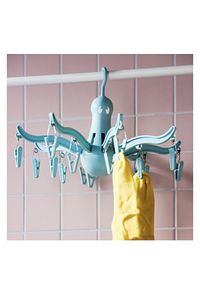 IKEA-Pressa Clothes Drying Rack 16 Pieces Clothes Dryer with Latch - Turquoise 4
