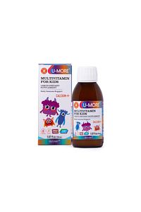 UMore-Children's Syrup - with MultiVitamin and Calcium, Vitamin C and B3 Etc. - 150ml 1