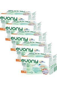 5 Paket 250 Adet Maske 3 Katlı Cerrahi Maske 50'li