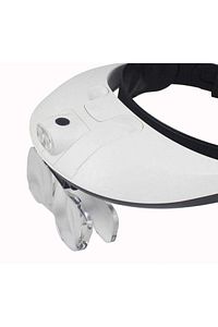 ART-Head Magnifier Loop Lens Set Professional Head with LED Light and 5 Different Size Lenses 2