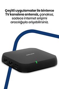 GOLDMASTER-Netta 3 Android 4k Ultra HD Media Player TV Box with Smart Remote Control Keyboard and Air Mouse 4