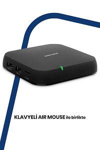 GOLDMASTER-Netta 3 Android 4k Ultra HD Media Player TV Box with Smart Remote Control Keyboard and Air Mouse 6