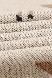 Battani.Co-85cm X 85cm Cute Gazelle - Baby Girl and Boy Knitwear Blankets 3