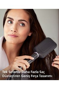 Philips-Bhh880/00 Straightener Comb - Wide Brush, Tourmaline Ceramic, 2 Temperature Settings 6