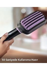 Philips-Bhh880/00 Straightener Comb - Wide Brush, Tourmaline Ceramic, 2 Temperature Settings 2