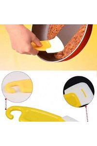 Temizleyici Spatula Silikon Servis Sunum Için Pratik Kazıyıcı Temizleme Aparatı Silpat