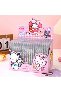 Yi ZHENG-Sanrio 12pcs Gel Pens New Cute Kuromi Melody Cinnamoroll Pochacco Student Stationery Writing Pen ... 2