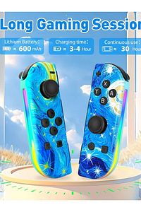 Storm Wyrm-Wireless joystick for switch game small pad with rgb light joy-02, characteristic pattern 8