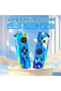 Storm Wyrm-Wireless joystick for switch game small pad with rgb light joy-02, characteristic pattern 4