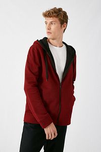 Erkek Bordo Sweatshirt