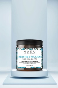 MARU-500ml Keratin and Collagen Strengthening Hair Care Mask - 8699211721112 4